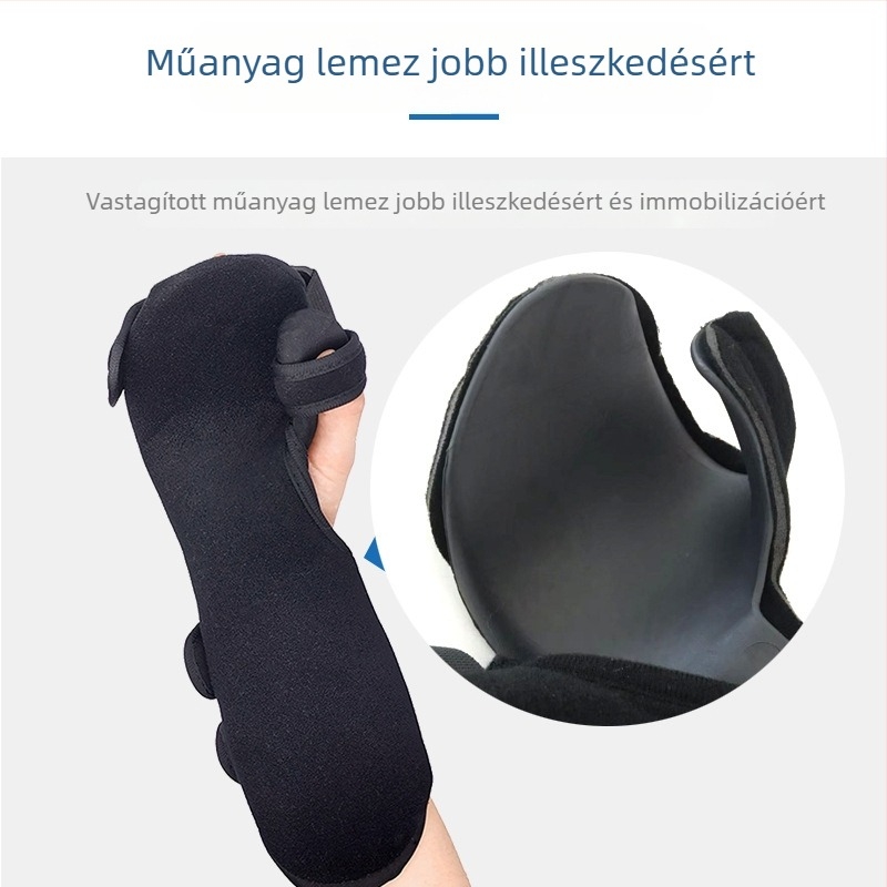 Kéztörés rögzítő ortézis Csuklóficam Törésvédő Posztoperatív rehabilitációs rögzítés Tenyérvédő