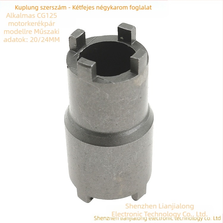 Motorkerékpár javító szerszám GY6 50 CG125 JH70 kétfejű kuplungtárcsa anya sapka eltávolító szerszám