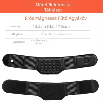 Erős mágneses öv középkorú és idős termékekhez, deréklemezes derék- és hasfűtéses derékacél lemezes támasztó deréktámasztó öv