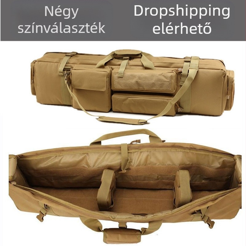 Huyue Outdoor Cs Equipment M249 Speciális Táska Taktikai Puha Tojásos Fegyver Táska Nerf Kültéri Horgász Nagy Kapacitású Hátizsák