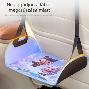 Autó hátsó ülés lábtámasz gyermek felnőtt távolsági pihenés pedál utazás önvezető autó üzleti pihenés műtárgy