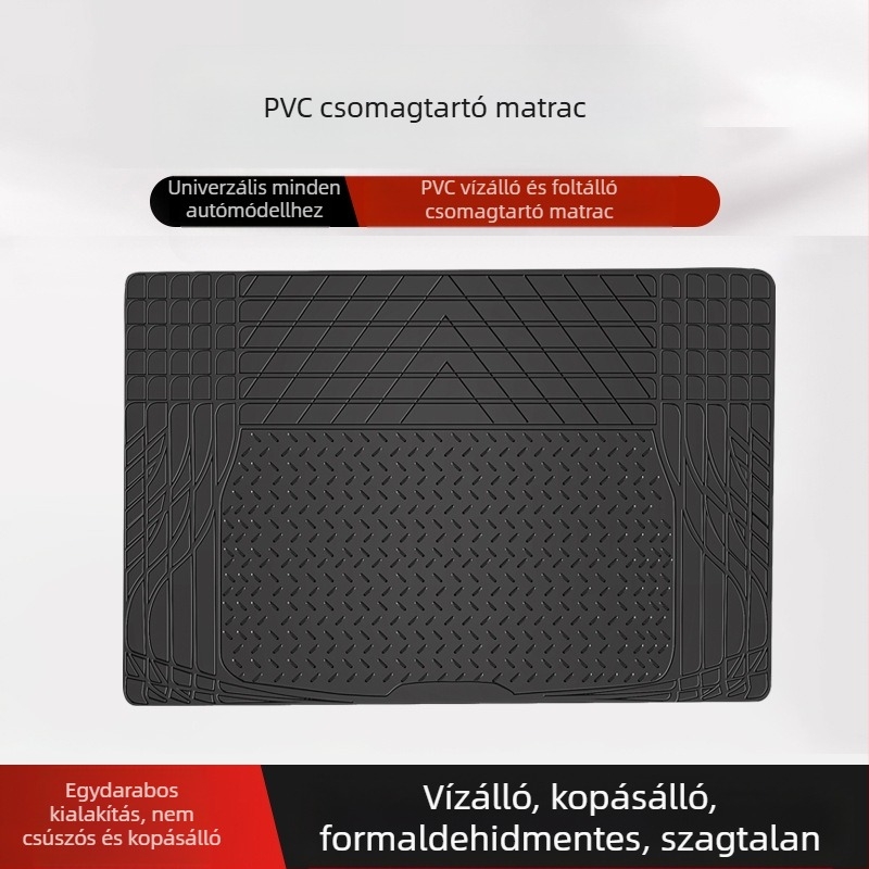 Autós csomagtartó szőnyeg, teljesen zárt, vágható csomagtérszőnyeg, univerzális PVC szőnyeg, vízálló, könnyen tisztítható csomagtartó szőnyeg