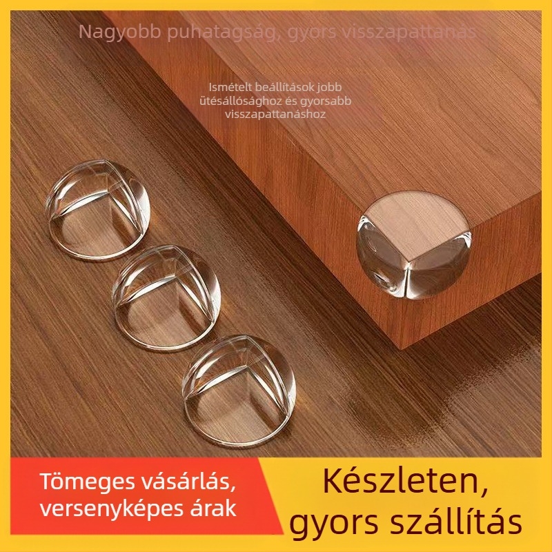 Ütközésgátló gyermek üveg sarokvédelem Ütközésgátló szilikon asztal sarok átlátszó ütközésgátló ablak belső ablak ütközésgátló sarok