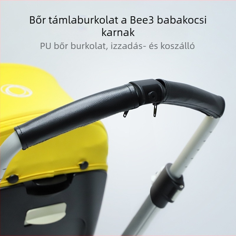Babakocsi kárpit kesztyű babakocsi kiegészítők PU bőr cipzáras védőhuzat Bugaboo bee6 sorozathoz