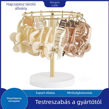 Fém hajcsat állvány tároló kijelző állvány lányoknak hajcsat mancscsat állvány haj kiegészítők szoba tároló asztali dekoráció