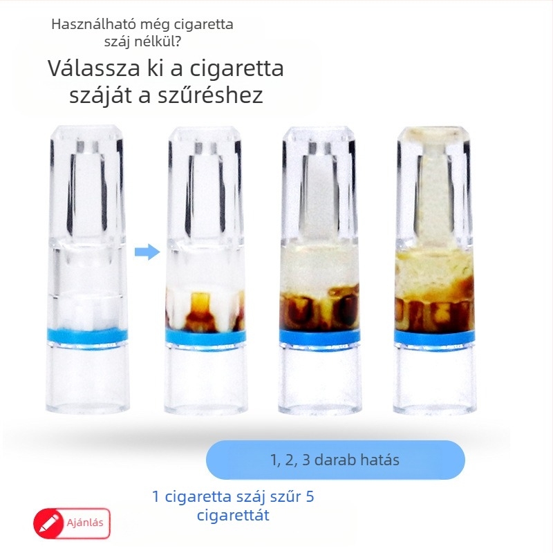 Yajue eldobható cigarettatartó szűrő cigaretta eldobható vastag és vékony kettős felhasználású cigarettacsikk-szűrő T-100 férfiaknak és nőknek