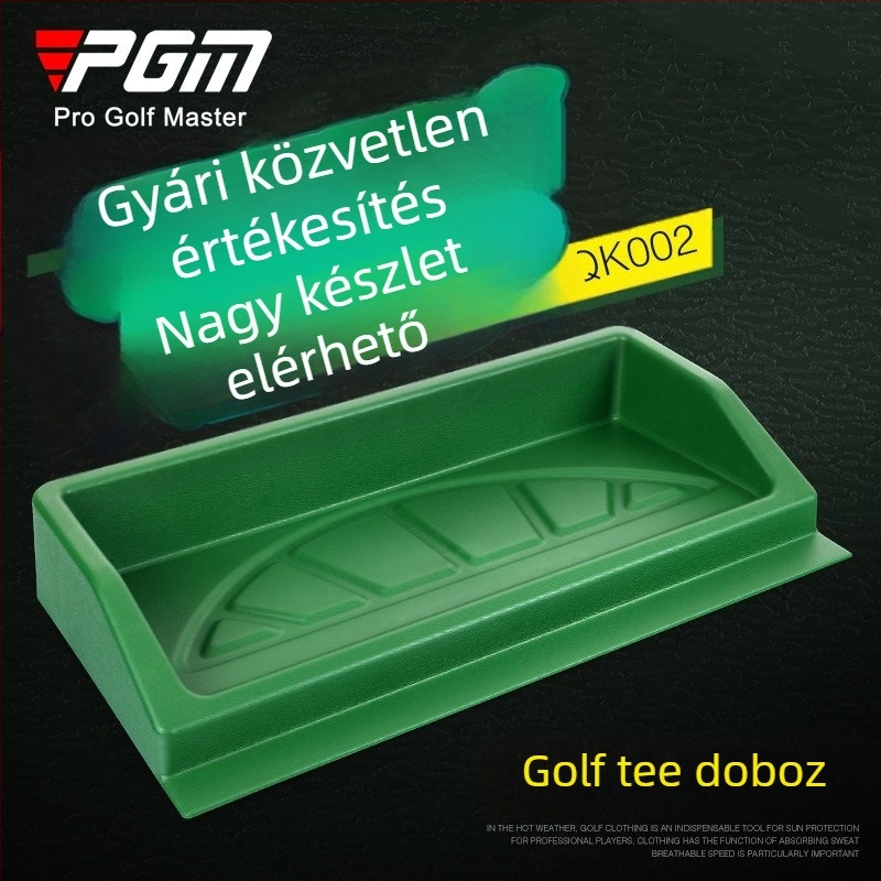 PGM golf tálalódoboz, 100 golyós, nagy szilárdságú műanyag tálalótányér, driving range tároló kellékek