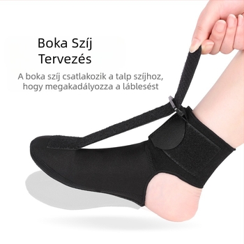 Bokarögzítő lábleengedéshez, talpi fascia nyújtásához, fix bokarögzítő, szegmentált, állítható támasztóedzés lábrögzítő, lábrögzítő