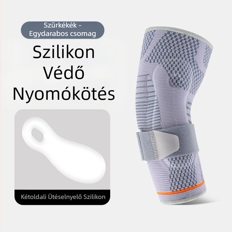 Tenisz Kosárlabda 3D Szőtt Szilikon Nyomásos Könyöktámasz Sport Húzódás Védő Könyök Állítható Támogatás és Terheléscsökkentő Védőfelszerelés