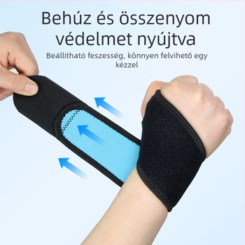 Csuklóvédő férfi és női ínhüvely fájdalom és fáradtság sérülés csukló rándulás tolllabda ízület légáteresztő védő nyári sportok fitnesz