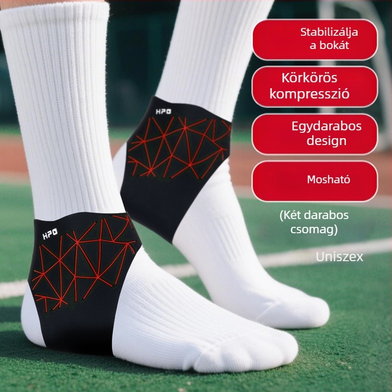 Szilikon bokarögzítők, ragasztóval mosott, erős nyomású rándulásgátló bokarögzítők, kosárlabda, foci, futás bokarögzítők