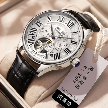 Louis Juelun férfi új modellje, évnaptárral, naptárkijelzővel, férfi mechanikus karóra, közvetlen gyári értékesítés