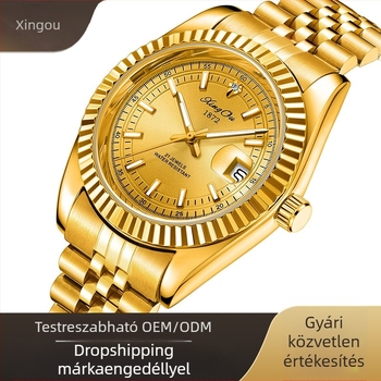 Xingou klasszikus férfi és női karórák, egyszerű és divatos páros automata mechanikus órák, népszerű külkereskedelmi modellek