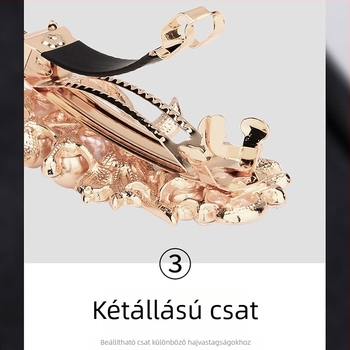 Hajtű Strassz Női Hátulról Anya Haj Fejdísz Nagy Divatos Rugós Hajkiegészítők Gyöngyös Felső Csat Vízszintes Csat