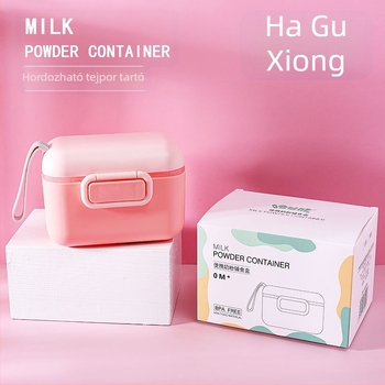 Tárolásra lezárt bébitejpor-patron Nagy kapacitású kimenő rizstészta lezárt edény Hordozható bébi rizspor-patron