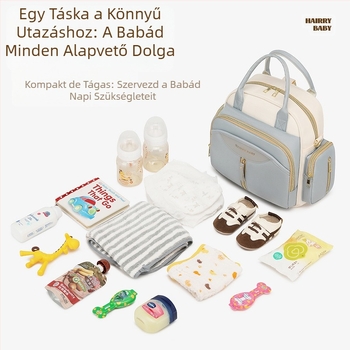 Többfunkciós anyukatáska 2025 Új, nagy kapacitású hátizsák, keresztben hordható, táska, babakellékek anya- és babatáskához