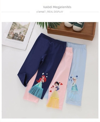 Gyerek határokon átnyúló leggings divatos western stílusú, mindenhez illő tavaszi és őszi új lány baba gyerek hercegnő nadrág lány