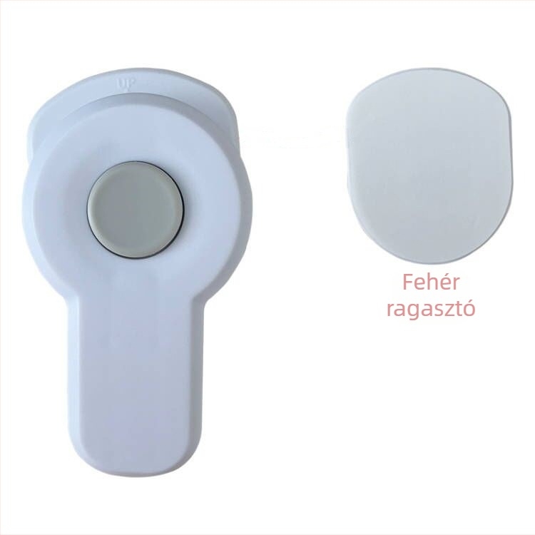 Sütőajtó és ablak háztartási biztonsági zár szekrényfiók mikrohullámú sütő nyitásgátló csat ütésmentes gyermekeknek baba fix védőzár