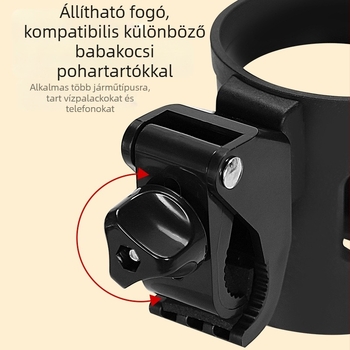 Babakocsi palacktartó mobiltelefon-tartó gyermek autós kiegészítők kerékpár gyorskioldós vizespalack-tartó vizespohár-tartó