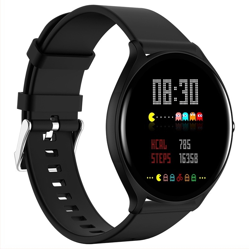 X37 Huaqiangbei Határokon Átnyúló E-kereskedelem Népszerű Privát Modell Vízálló Úszás Bluetooth Hívás Sport Kerek Kijelző Okosóra X37