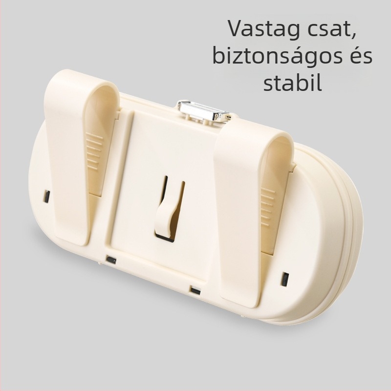 Autós szemüvegtartó, autós kiegészítők, szemüvegcsipesz, napellenző, multifunkcionális, univerzális napszemüveg, napszemüveg, praktikus tárolódoboz