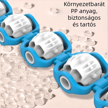 Hátmasszázs masszírozó Multifunkcionális, kivehető görgős masszírozó a meridiánok kotrásához Nyitott váll Nyitott hát Manuális görgő