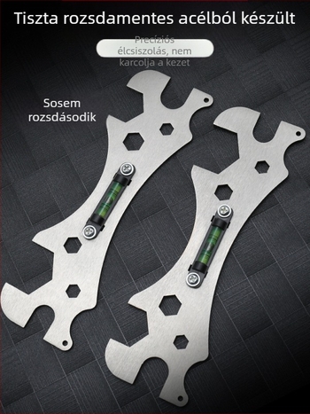 Zuhanyszerelő műtárgy, többfunkciós fürdőszobai villáskulcs, keverőszelep, zuhanyszint, vízvezeték-szerelő, speciális szerszámok