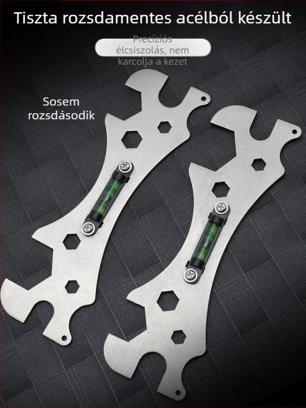 Zuhanyszerelő műtárgy, többfunkciós fürdőszobai villáskulcs, keverőszelep, zuhanyszint, vízvezeték-szerelő, speciális szerszámok