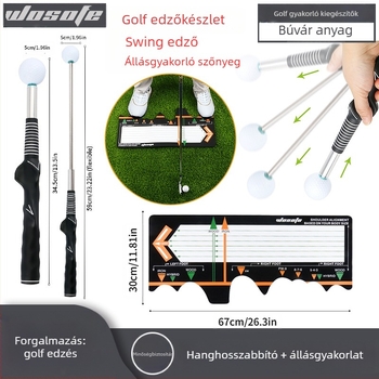 GOLF edző kombinált termékek GOLF TRAINER swing hanggal TRAINER álló testtartás-korrektor