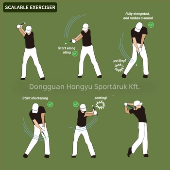 GOLF edző kombinált termékek GOLF TRAINER swing hanggal TRAINER álló testtartás-korrektor