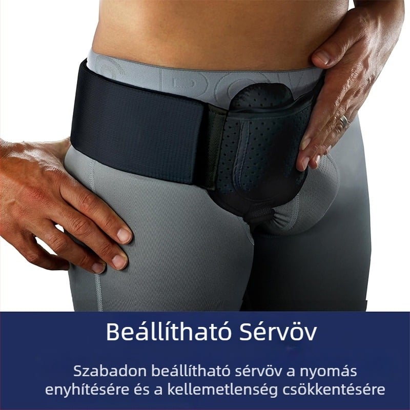 Határokon átnyúló, nagy akciós HerniaBelt sérvöv felnőtteknek, közvetett vékonybél sérvápoló öv, lágyéksérv öv