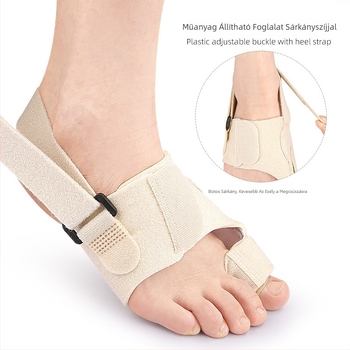 Lábujjrögzítő öv, hüvelykujj valgus, nagylábcsont-protrúzió, átfedő lábujj-elválasztó, éjjel-nappal állítható feszültségű lábvédő