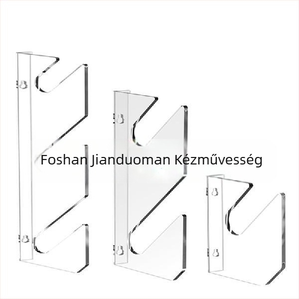 1 pár akril gördeszkatartó állvány falra szerelhető vízszintes roller fali tároló állvány longboard fedélzeti állvány