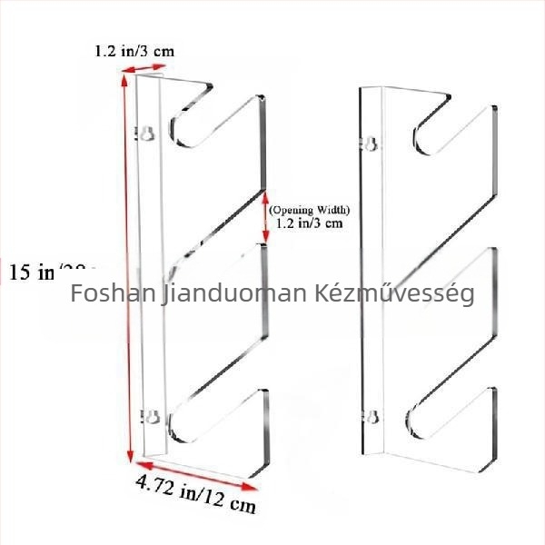 1 pár akril gördeszkatartó állvány falra szerelhető vízszintes roller fali tároló állvány longboard fedélzeti állvány