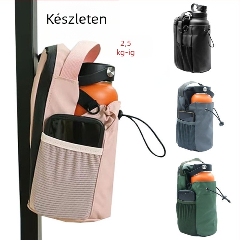 Határokon átnyúló raktáron Fitness mágneses sport vizespalack készlet nagy kapacitású edzőtermi vizespohár készlet hordozható keresztpántos sporttáska