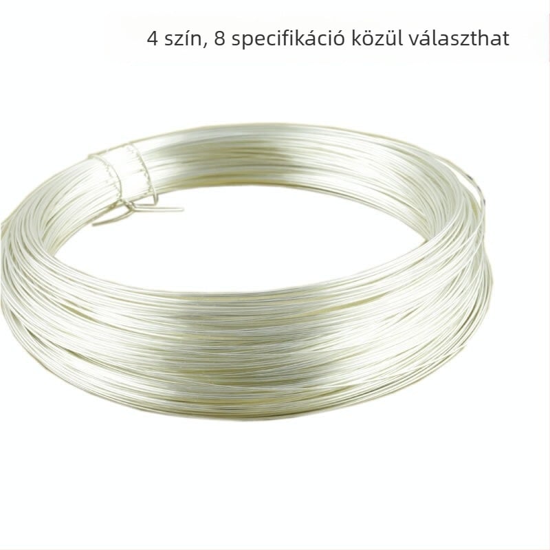 Yb fém 925 ezüst barkácsolás kemény ékszer ezüst drót ezüst drót 0,3-1 mm aranyozott ezüst kiegészítők arany és ezüst drót