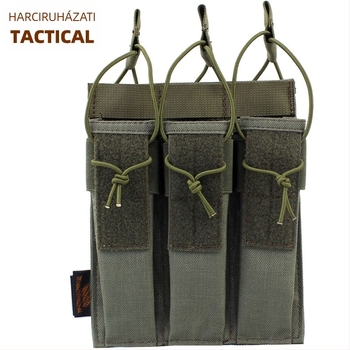 Taktikai hármas táska mp5 Dagger taktikai mellény Molle satutáska arp9 gyorshúzós szett