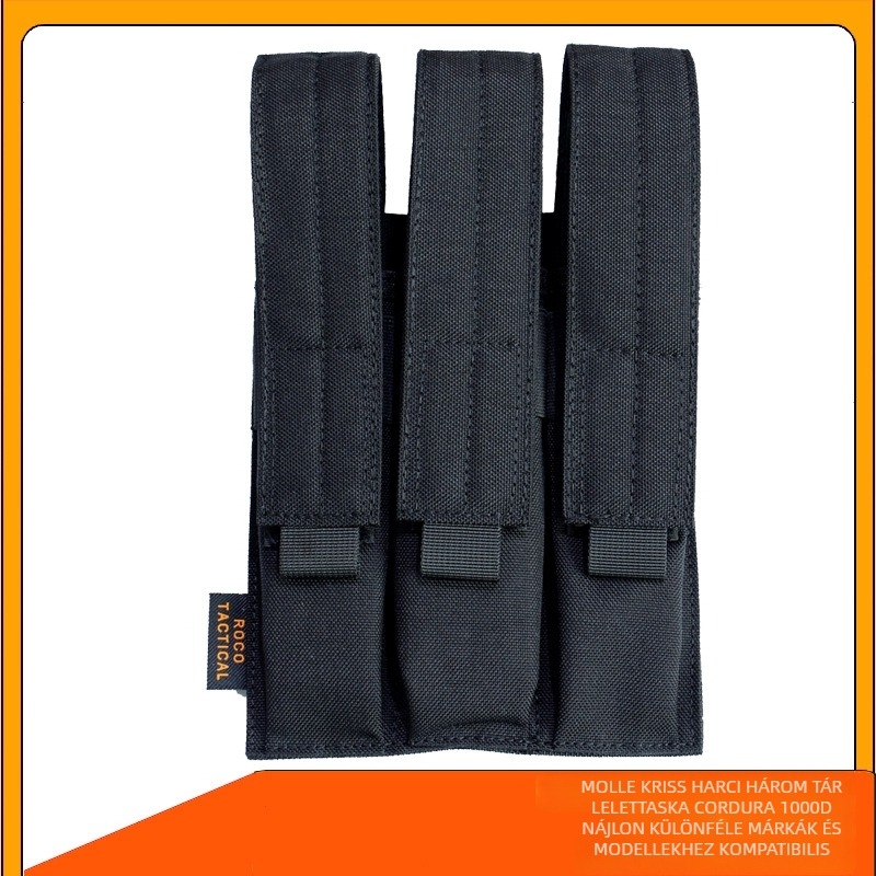 Taktikai hármas táska mp5 Dagger taktikai mellény Molle satutáska arp9 gyorshúzós szett