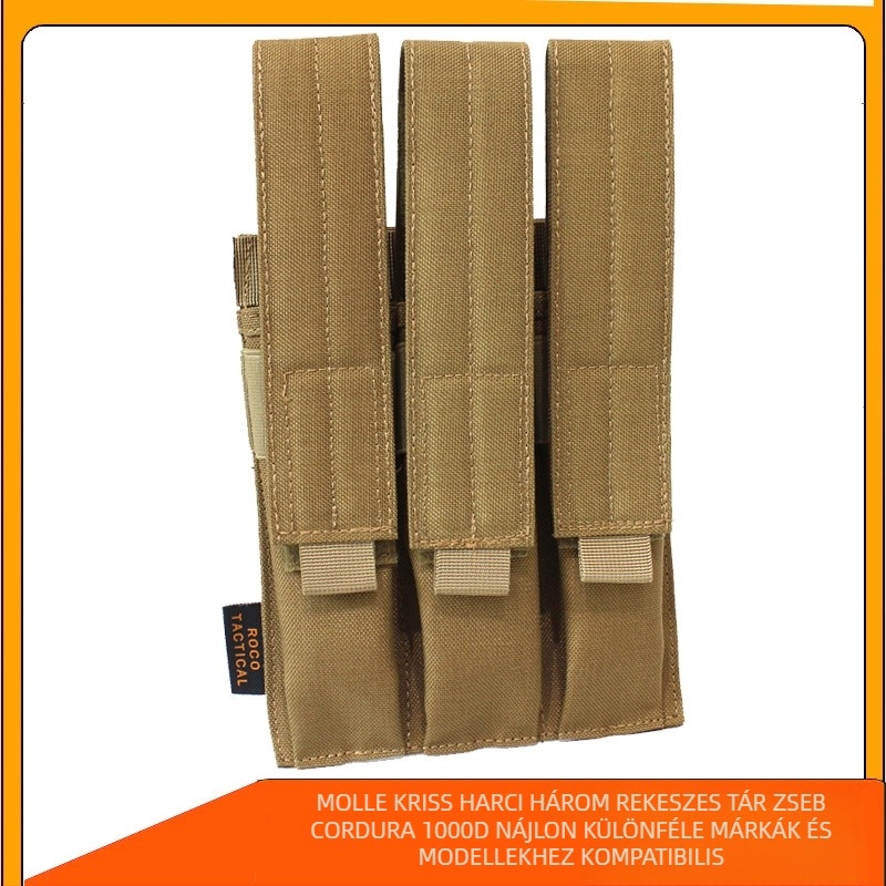 Taktikai hármas táska mp5 Dagger taktikai mellény Molle satutáska arp9 gyorshúzós szett