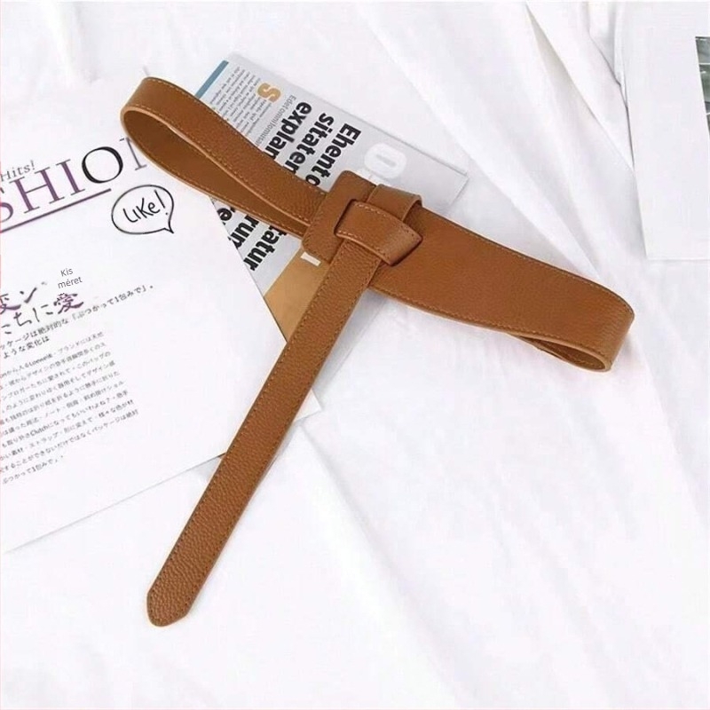 Niche Design Öv Női Derékpecsét Kiváló Minőségű Kabát Övcsomó Díszítés Szoknyával, Minden Méretű Divat