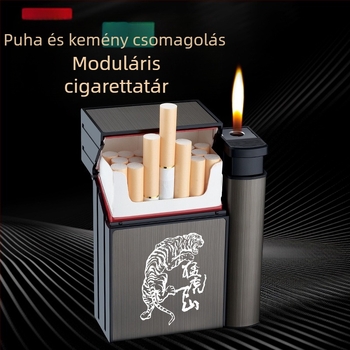 Személyre szabott hordozható cigarettatartó tűzijáték integrált kettős felhasználású cigarettatartó három az egyben kreatív cigarettatartó barát ajándékoknak nagykereskedelemben