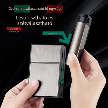 Személyre szabott hordozható cigarettatartó tűzijáték integrált kettős felhasználású cigarettatartó három az egyben kreatív cigarettatartó barát ajándékoknak nagykereskedelemben
