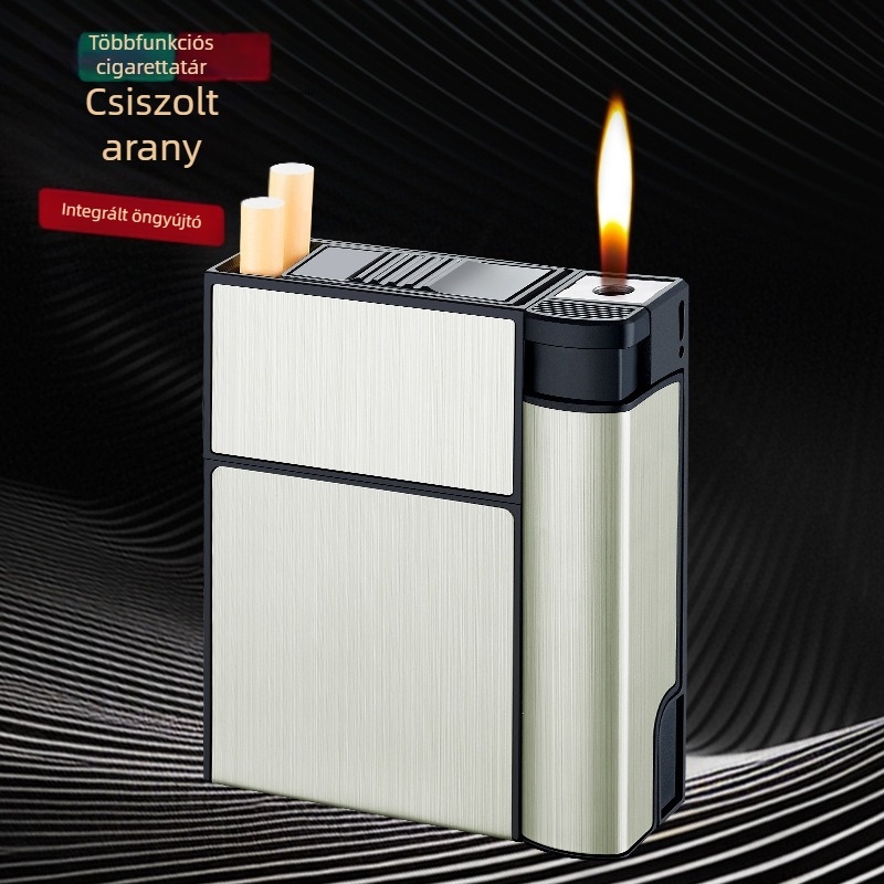 Személyre szabott hordozható cigarettatartó tűzijáték integrált kettős felhasználású cigarettatartó három az egyben kreatív cigarettatartó barát ajándékoknak nagykereskedelemben