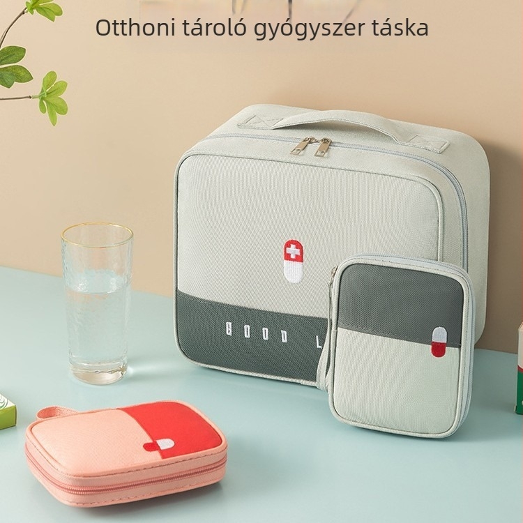 Hordozható orvosi táska, hordozható gyógyszertáska, sürgősségi táska, vízálló gyógyszertároló táska, utazó elsősegélytáska, járványmegelőző táska, gyógyszertáska
