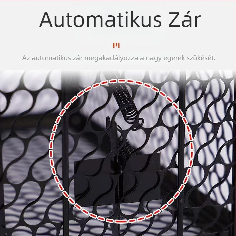 Gyártó beltéri patkánycsapdája, érzékeny fémvas egércsapda otthoni használatra, rendkívül hatékony a patkányok kiirtásában