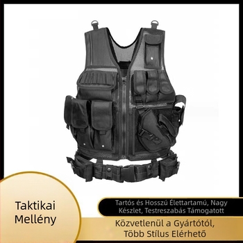 Kültéri kalandfelszerelés Álcázott taktikai mellény Kétéltű terepi kalandmellény Cs többfunkciós csirkemellény Mellény