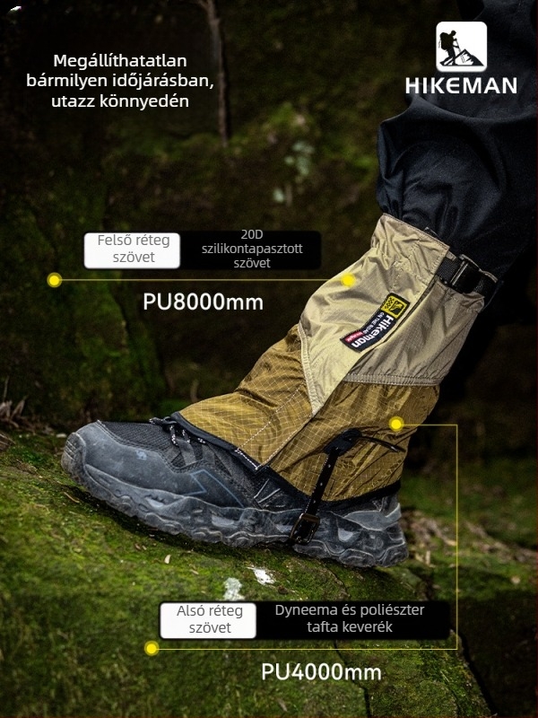 Hikeman Hegymászás Túrázás Hótakaró Kültéri Kempingezés Könnyű Sivatagi Síelés Homokálló Hótakaró Lábszárvédő