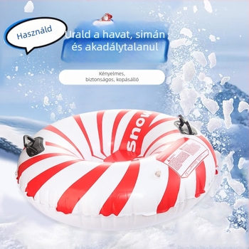 raktáron nagykereskedelmi sűrített környezetvédelem PVC kültéri kerek felfújható sípálya gyerekeknek téli robbanás síjátékok