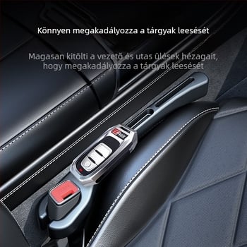 Határokon átnyúló tárolódoboz, lehajtható autósülés szivárgásmentes dugószalag, autósülés oldalsó réstöltő védődugó