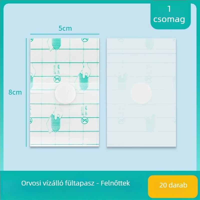 Orvosi vízálló fültapaszok gyerekeknek, újszülöttek úszásához, felnőtt középfülbe lyukas, vízálló fülvédő fülpárnák